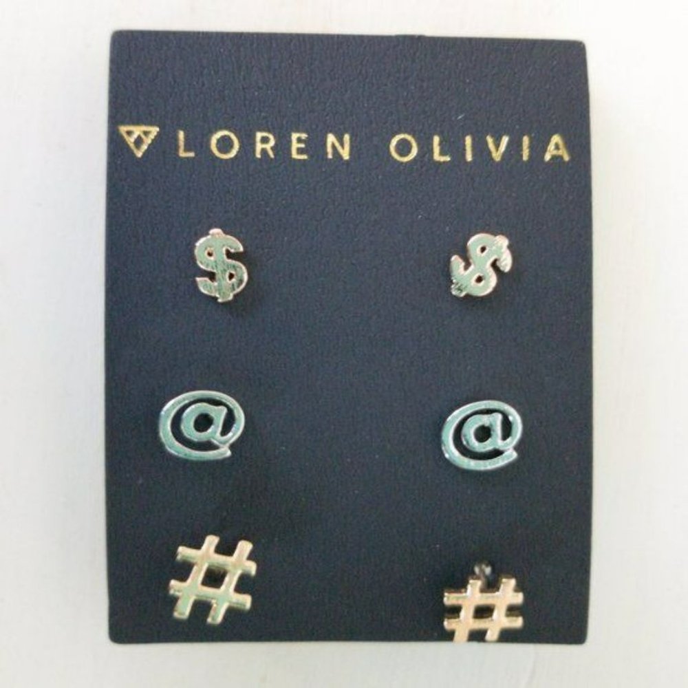 Loren Olivia Earrings Great Gift! NWT